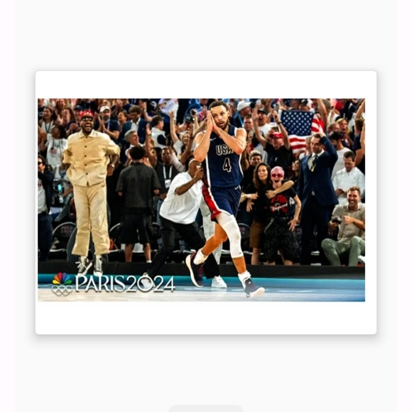 STEPHEN CURRY 2024 USA VS FRANCE GOLD🥇MEDAL GAME&SERBIA GLOSSY POSTER SET OF 6! - Picture 4 of 6
